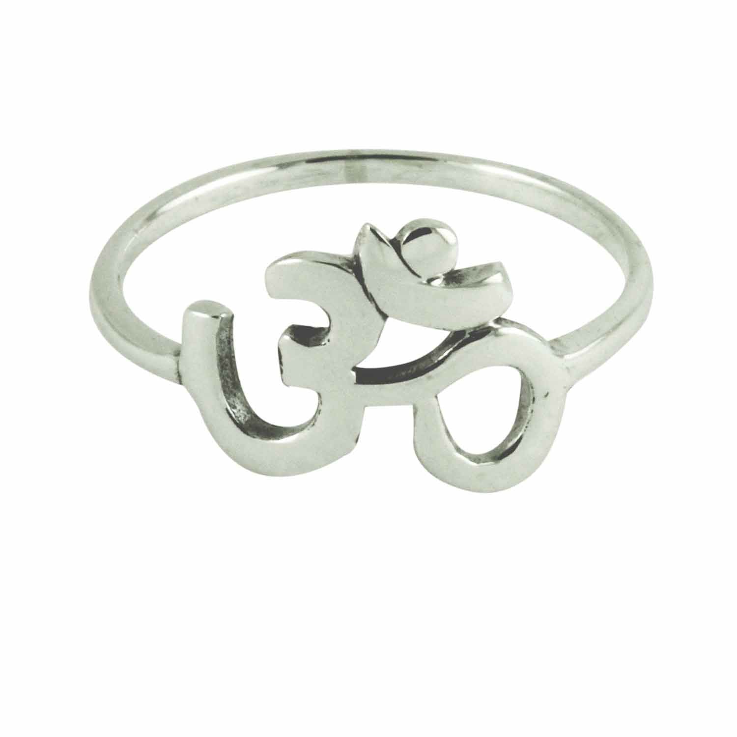 Sterling Silver OM Ring