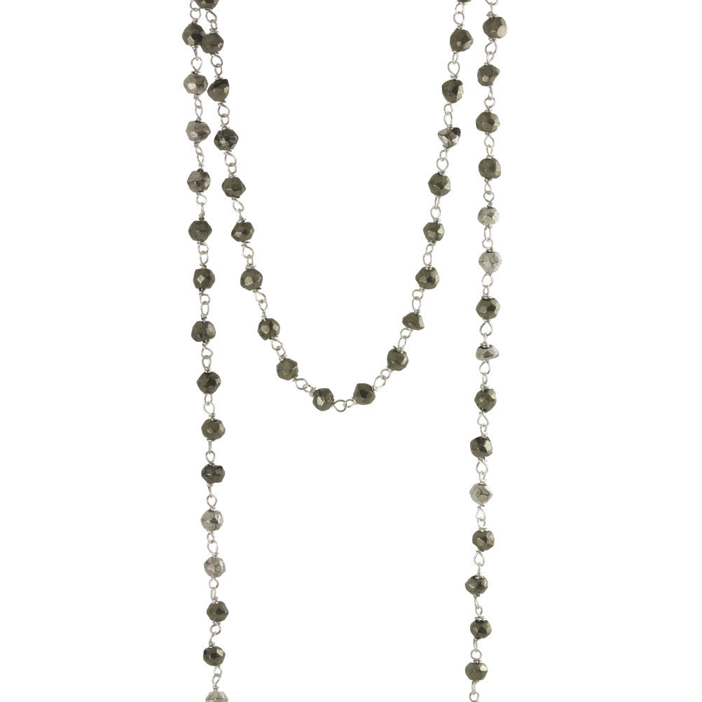 Pyrite Mini Stone Layering Necklace