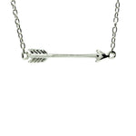 Sterling Silver Mini Arrow Necklace