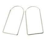 Sterling Square Hoop Earrings
