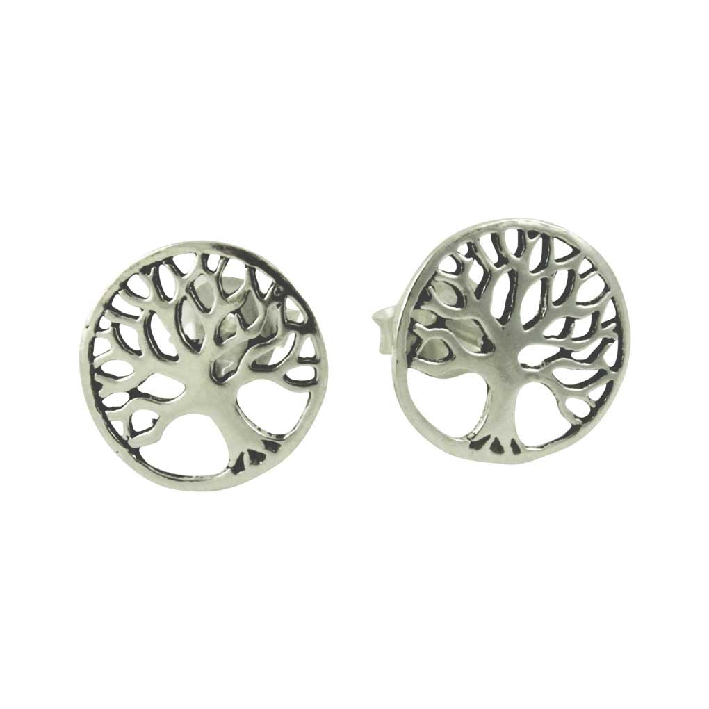 Silver Tree of Life Earrings