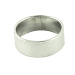 Sterling Silver Plain Wide Band Ring