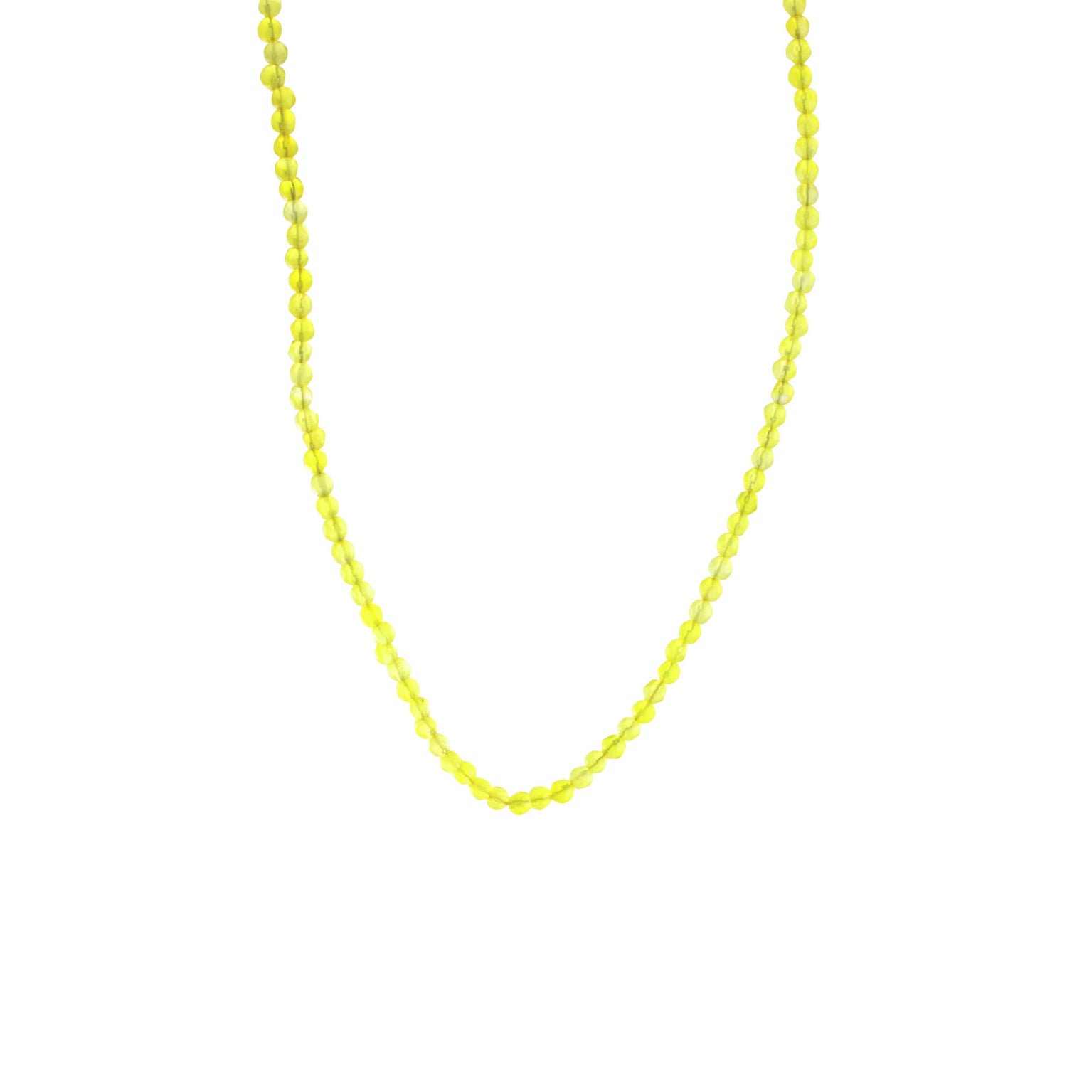 "SunShine" Yellow Stone Beaded Necklace