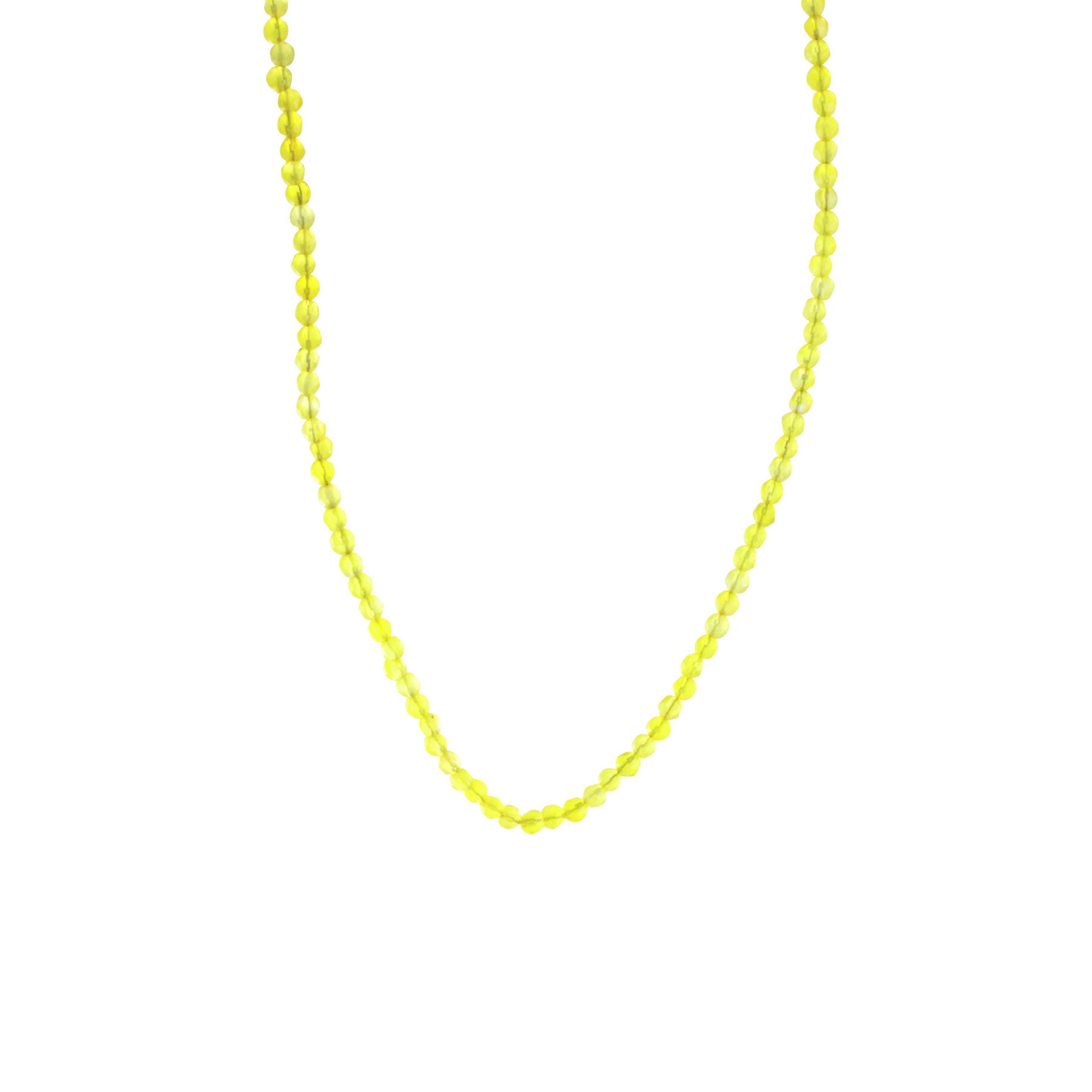 "SunShine" Yellow Stone Beaded Necklace