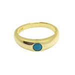 Gold Turquoise Stone Ring