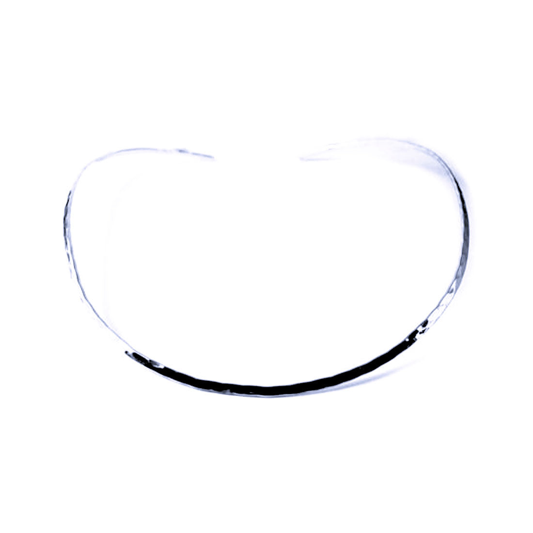 Sterling Silver "Hammered" Thin Collar Necklace