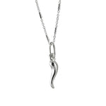 "Tiny Cornicello" Mixed Metals Mini Horn Pendant Necklace