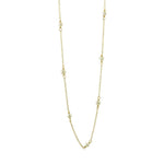 Sterling Silver Mini Pearl Tin Cup Necklace