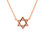 Sterling Silver Star of David Necklace