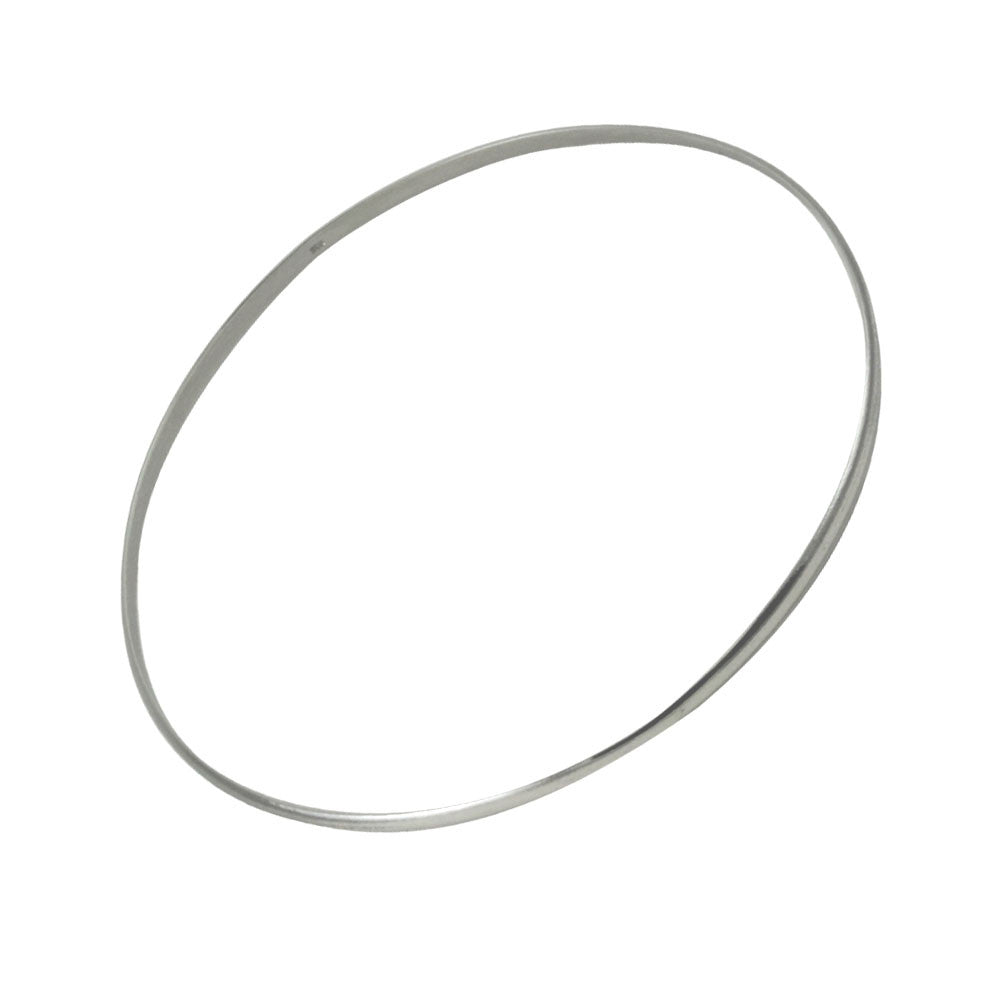 Thin Sterling Silver Bangle Bracelet