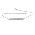 "Stripe" Sterling Silver Bar Bracelet