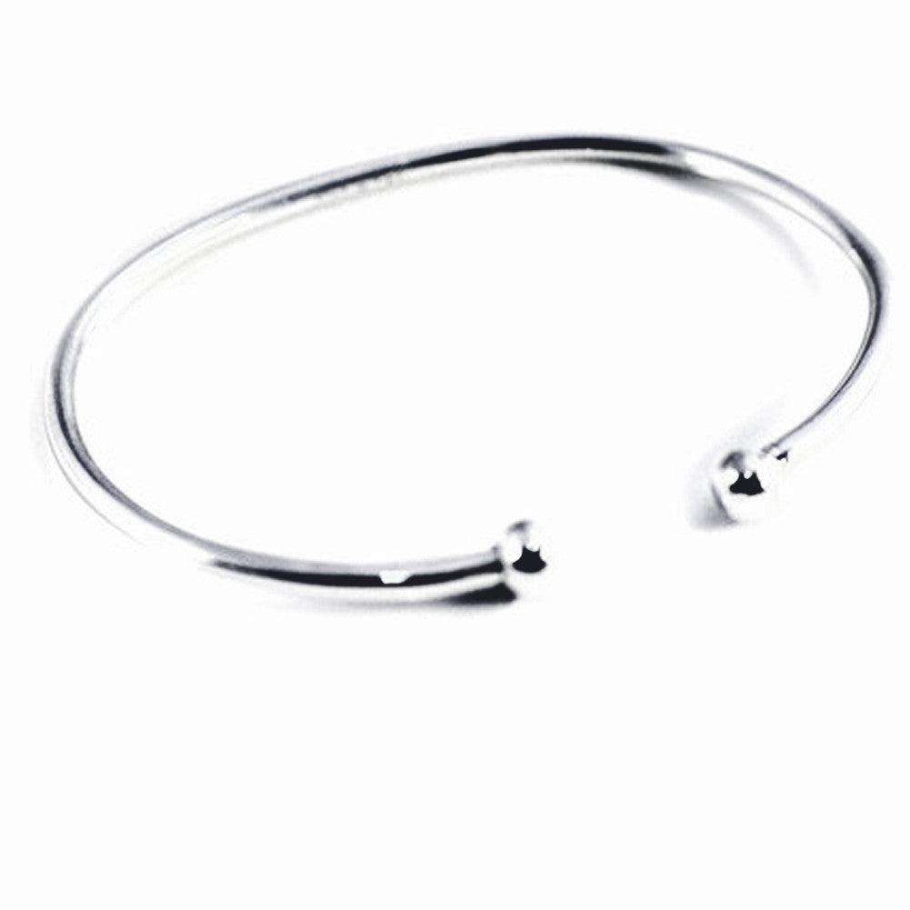 Simple Sterling Silver Cuff Bracelet