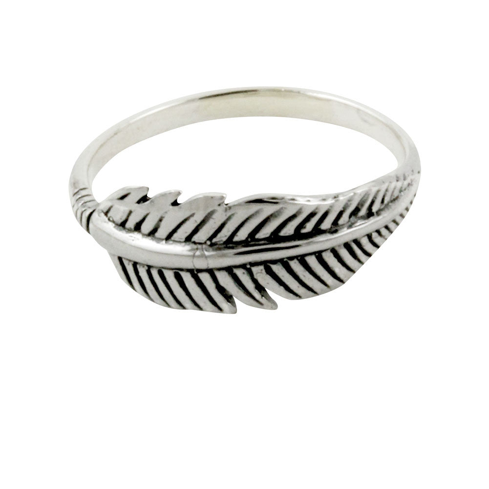 "Plume" Sterling Silver Feather Ring