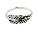 "Plume" Sterling Silver Feather Ring