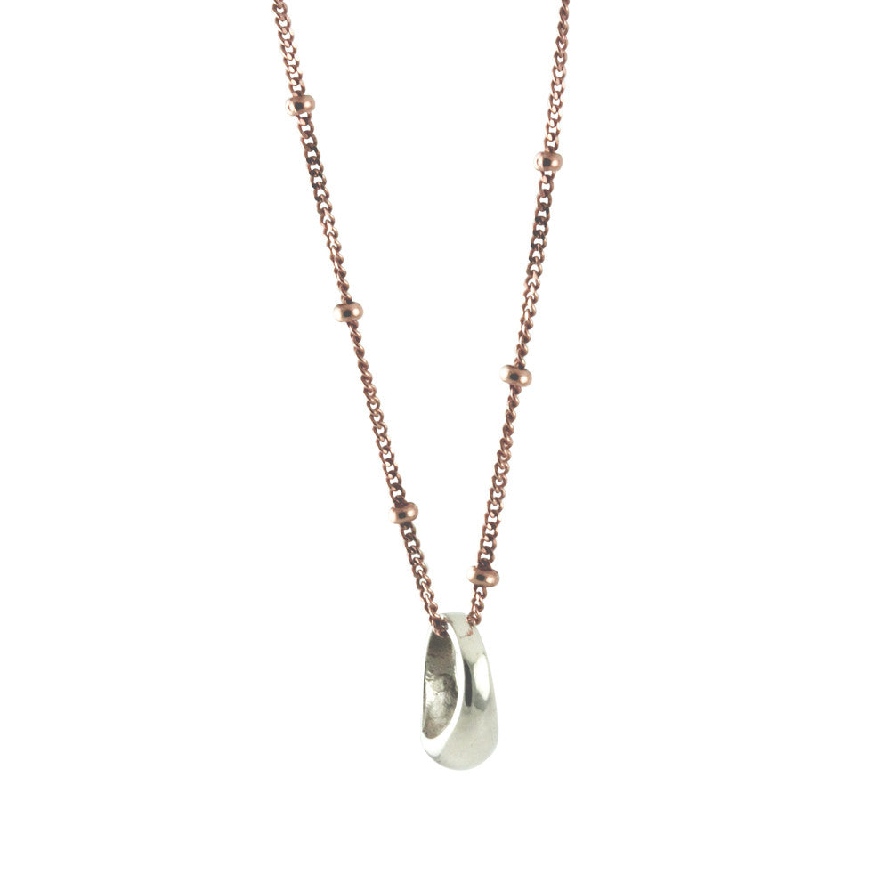 Sterling Silver Reminder Ring Necklace