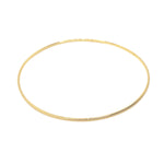 Smooth Gold Bangle Bracelet