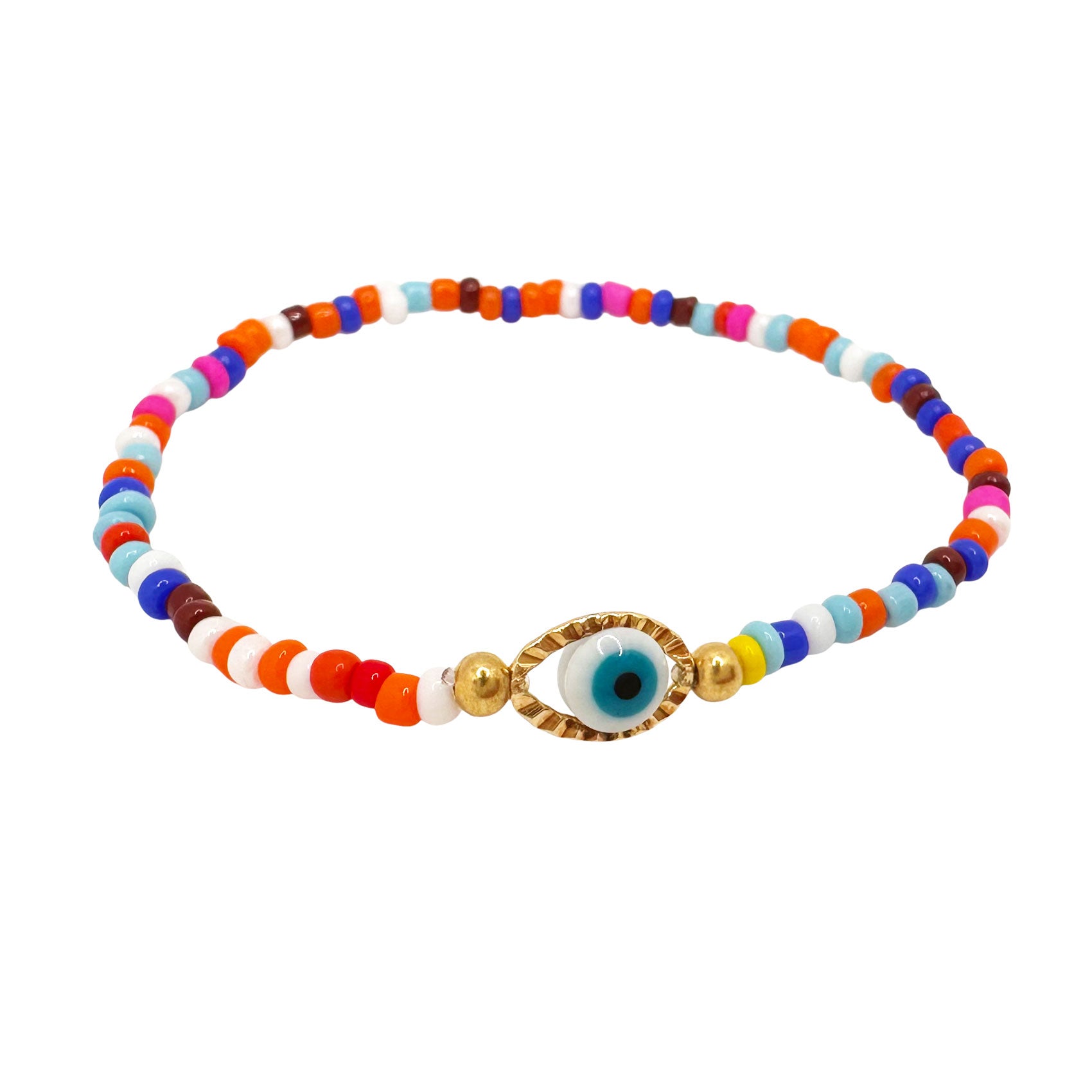 Rainbow evil sale eye bracelet