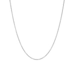 Simple Sterling Silver Link Chain Necklace