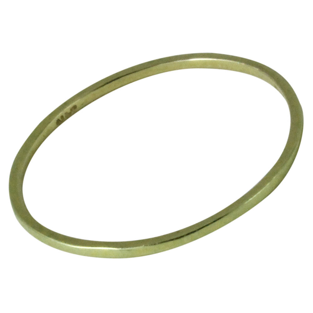 14kt Yellow Gold Thin Midi Ring 1mm