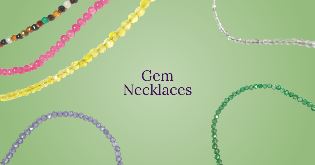 Beaded Stone Necklaces