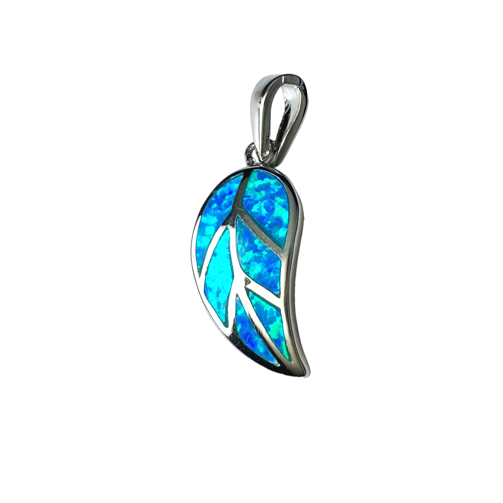 Blue Leaf Pendant