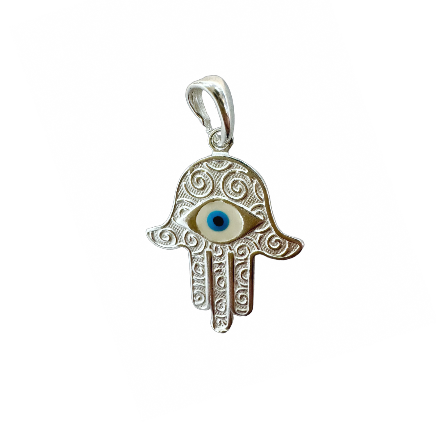 Hamsa Pendant with Eye Center