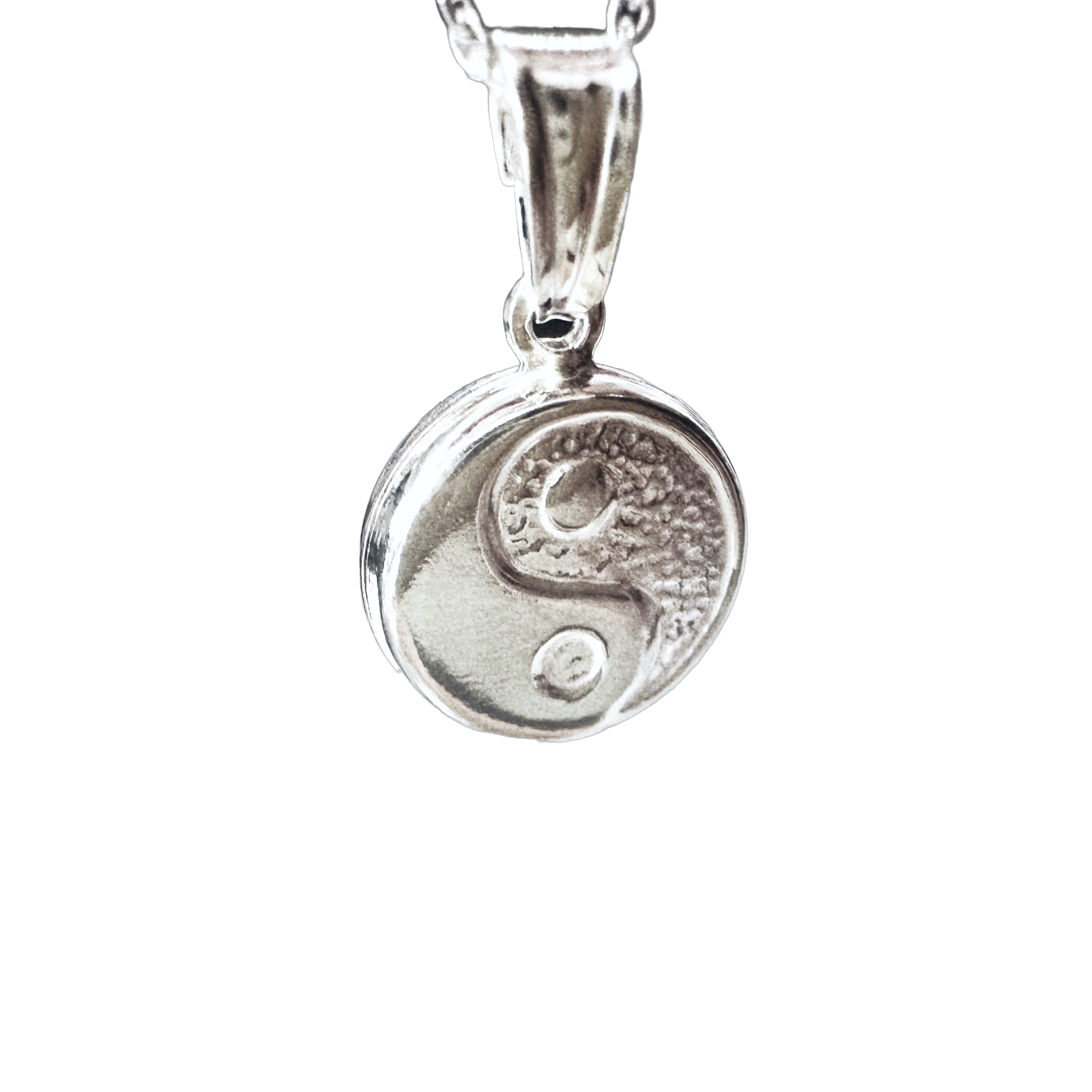 Sterling Silver Ying Yang Charm Pendant