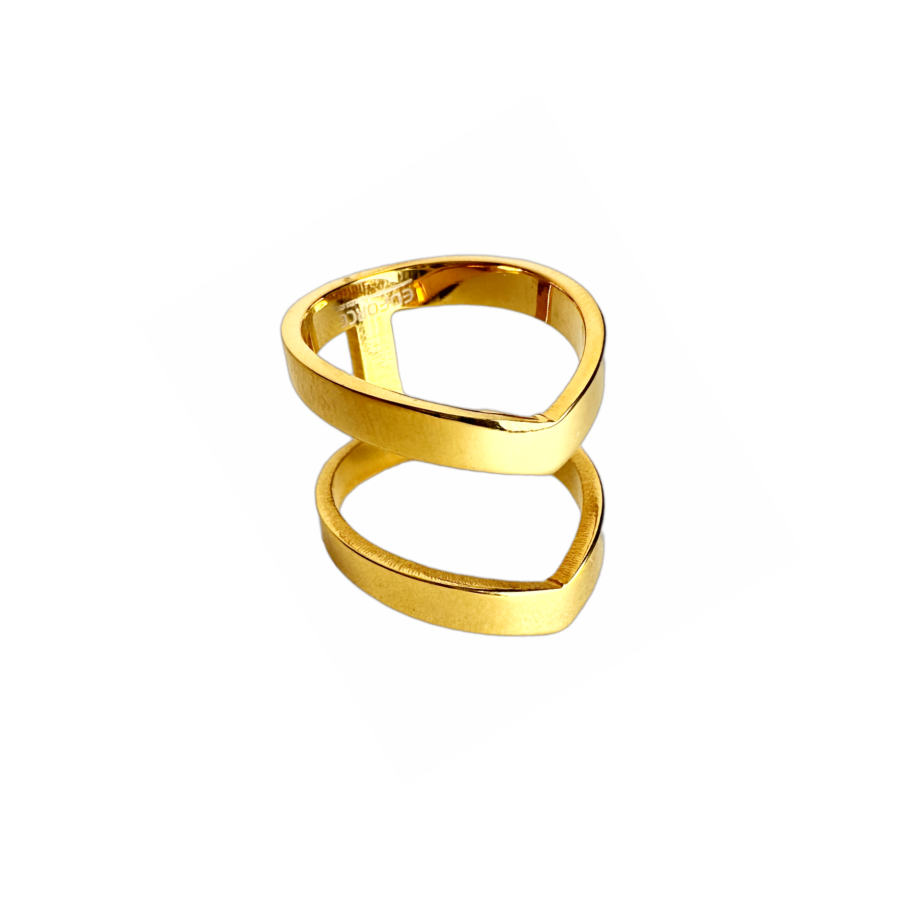 Gold Cage Statement Ring