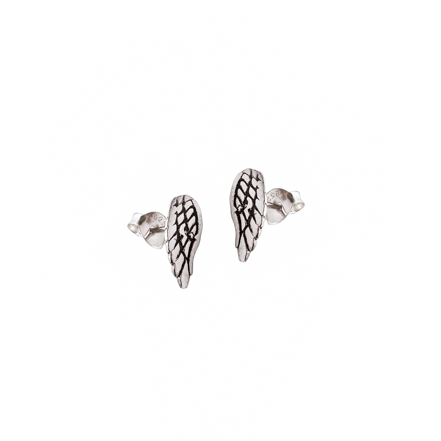 Feather Wing Stud Earrings