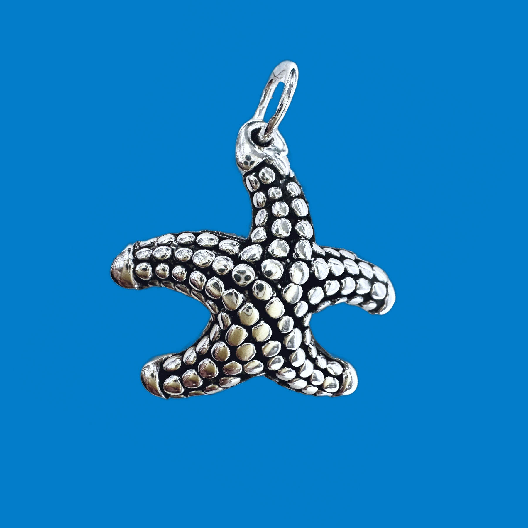 Blue Sea Starfish Pendant Necklace