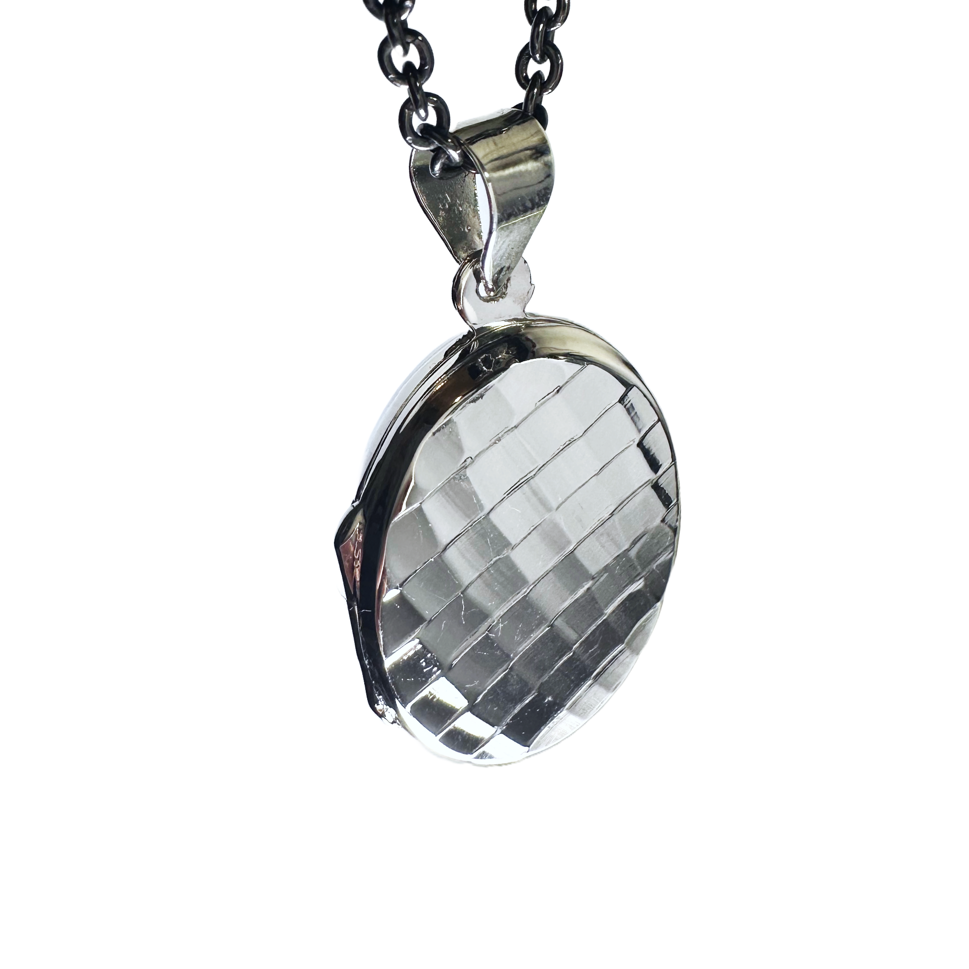 Disco Oval Locket Pendant