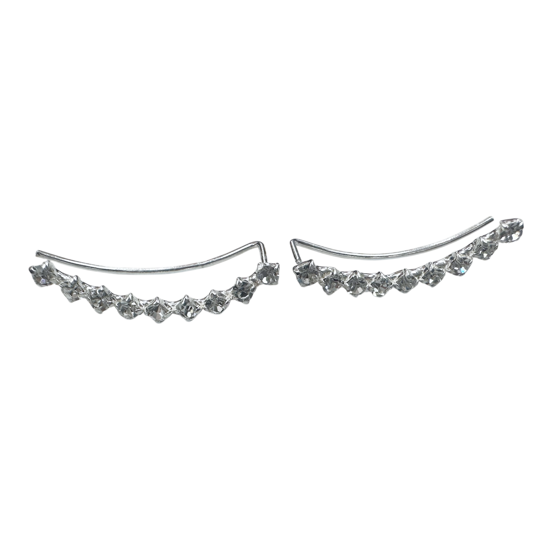 CZ Ear Pin Stud Earring Climber