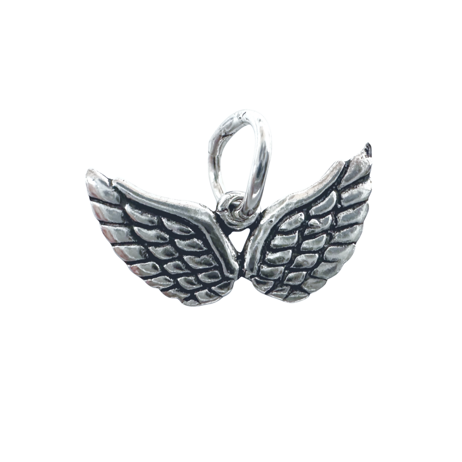 Guardian Angel Open Wing Pendant Necklace