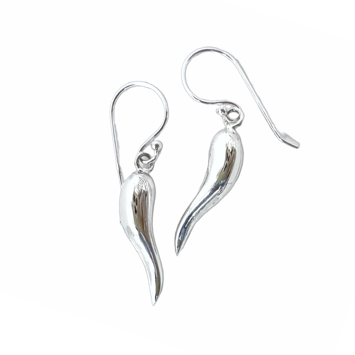Cornicello Horn Dangle Earrings