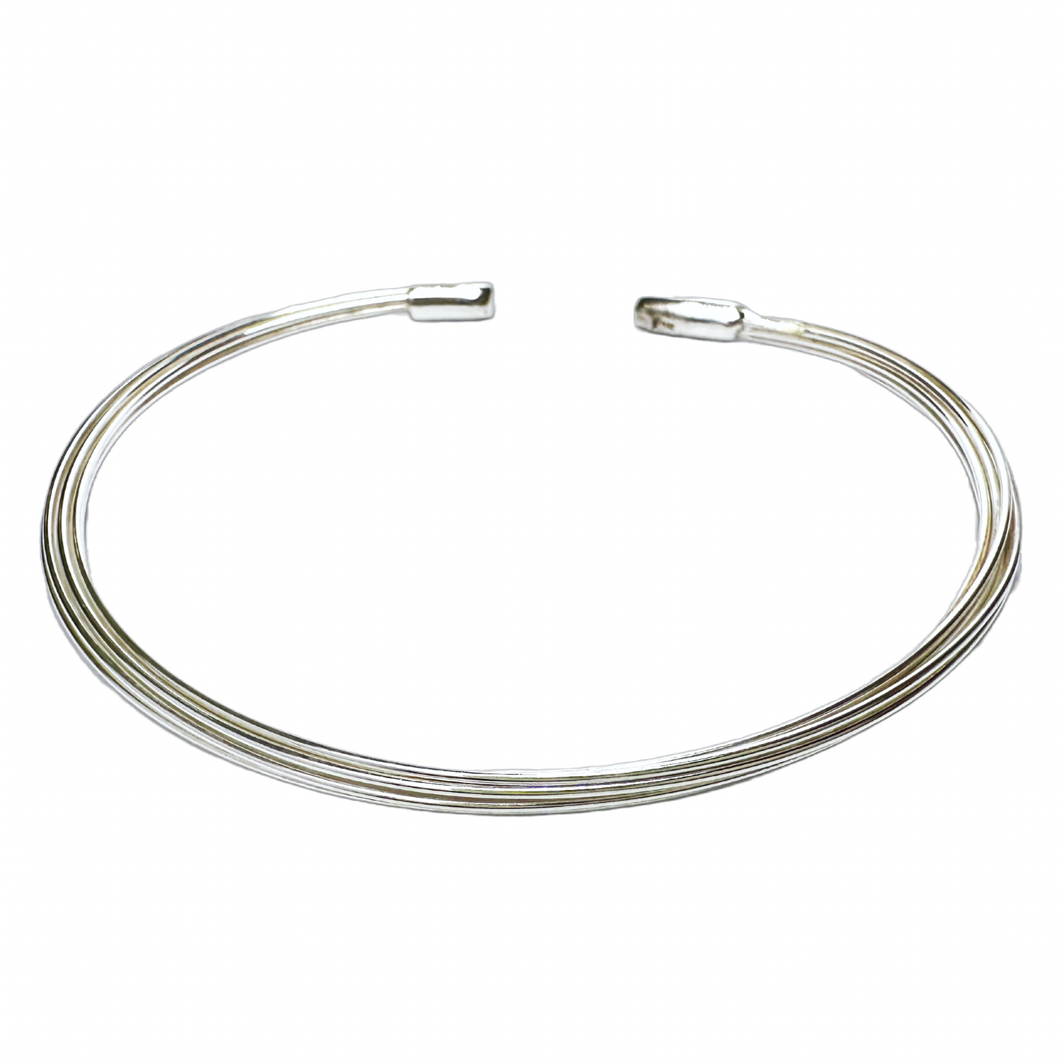 Wired Sterling Cuff Bracelet