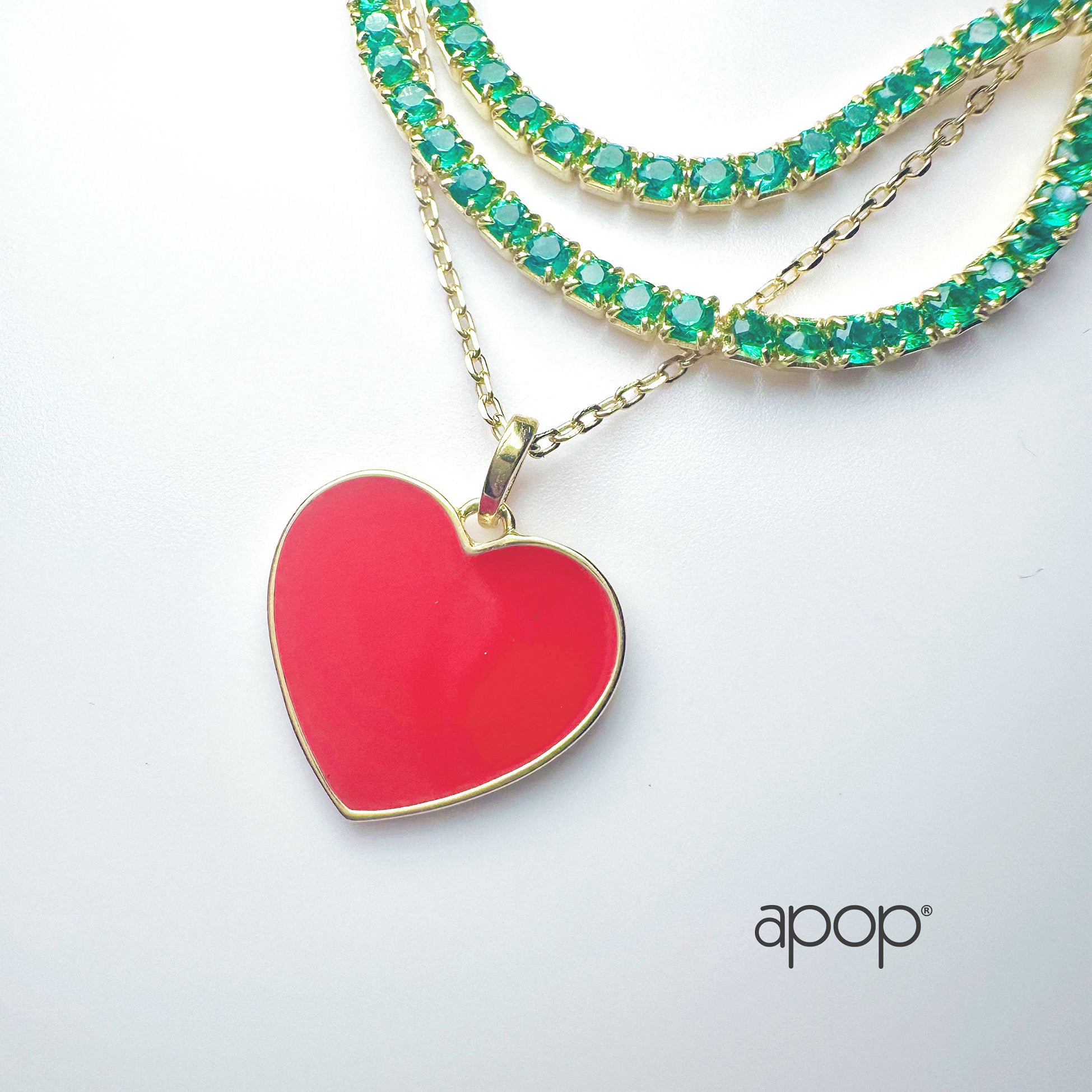 Red Heart Necklace