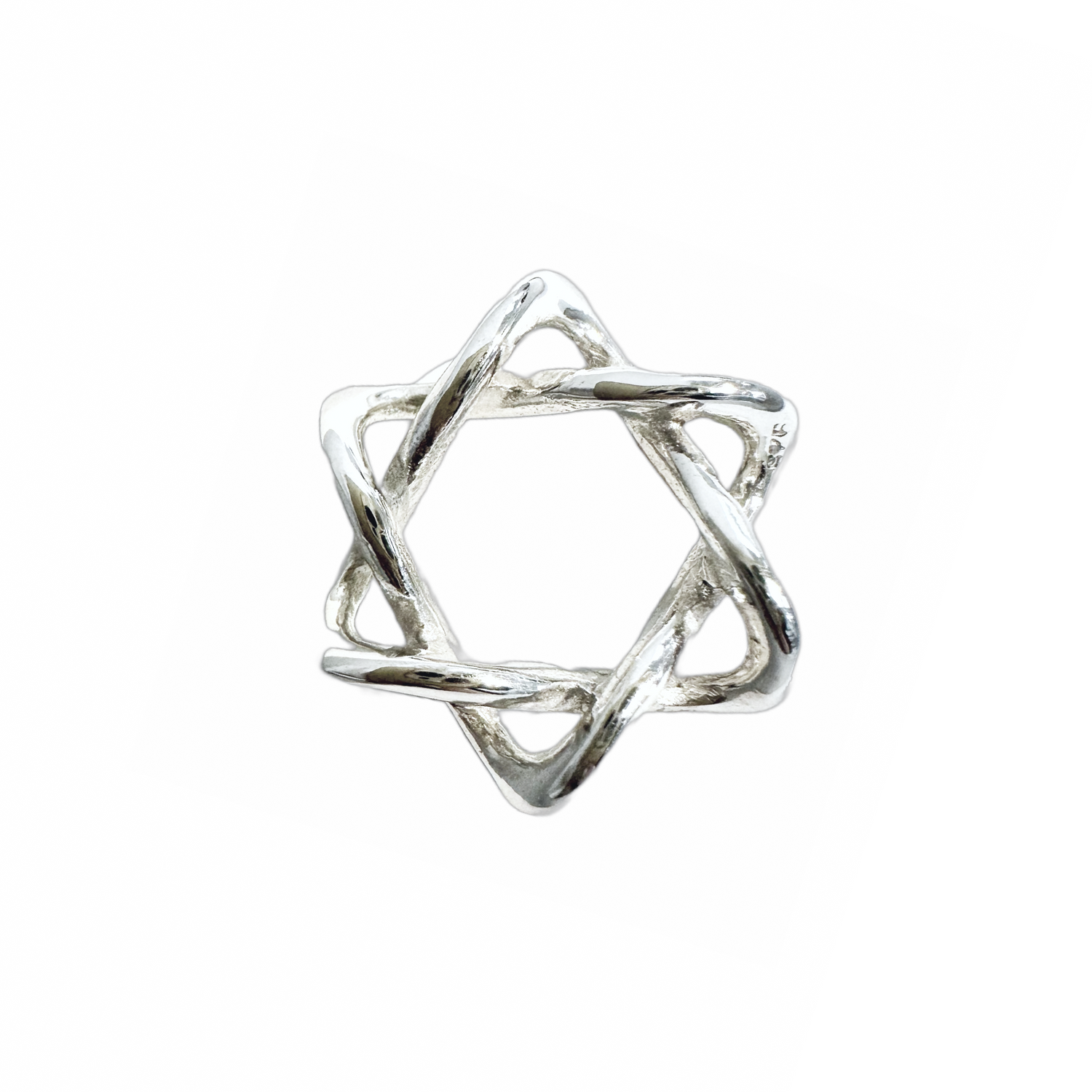 Woven Star of David Pendant Necklace