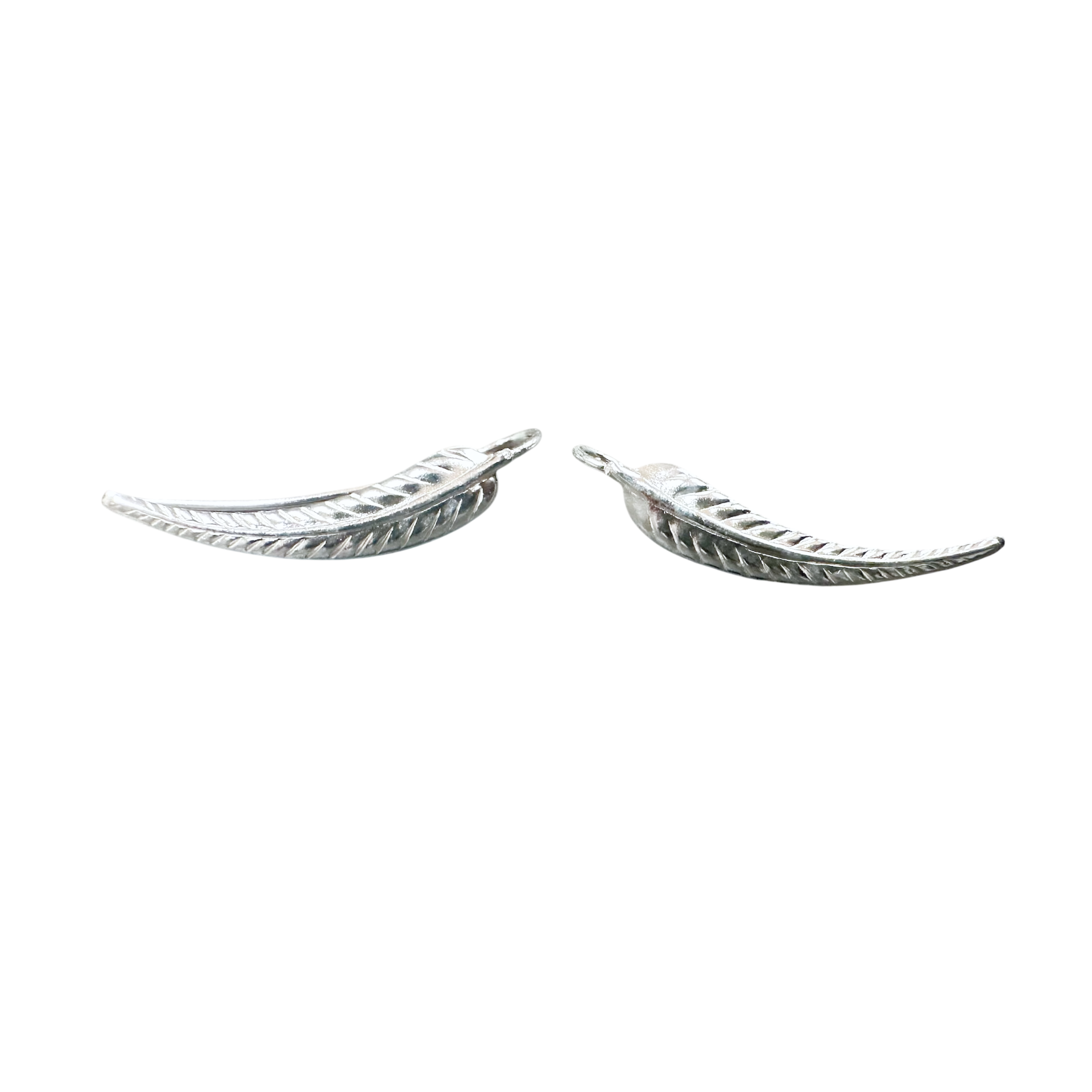 Nature Feather Ear Pin Stud Earring Climber