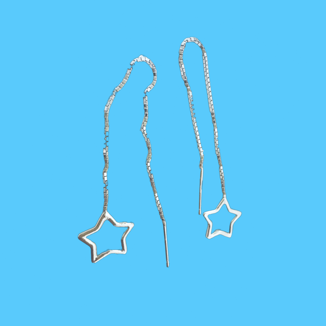 Star Threader Earrings