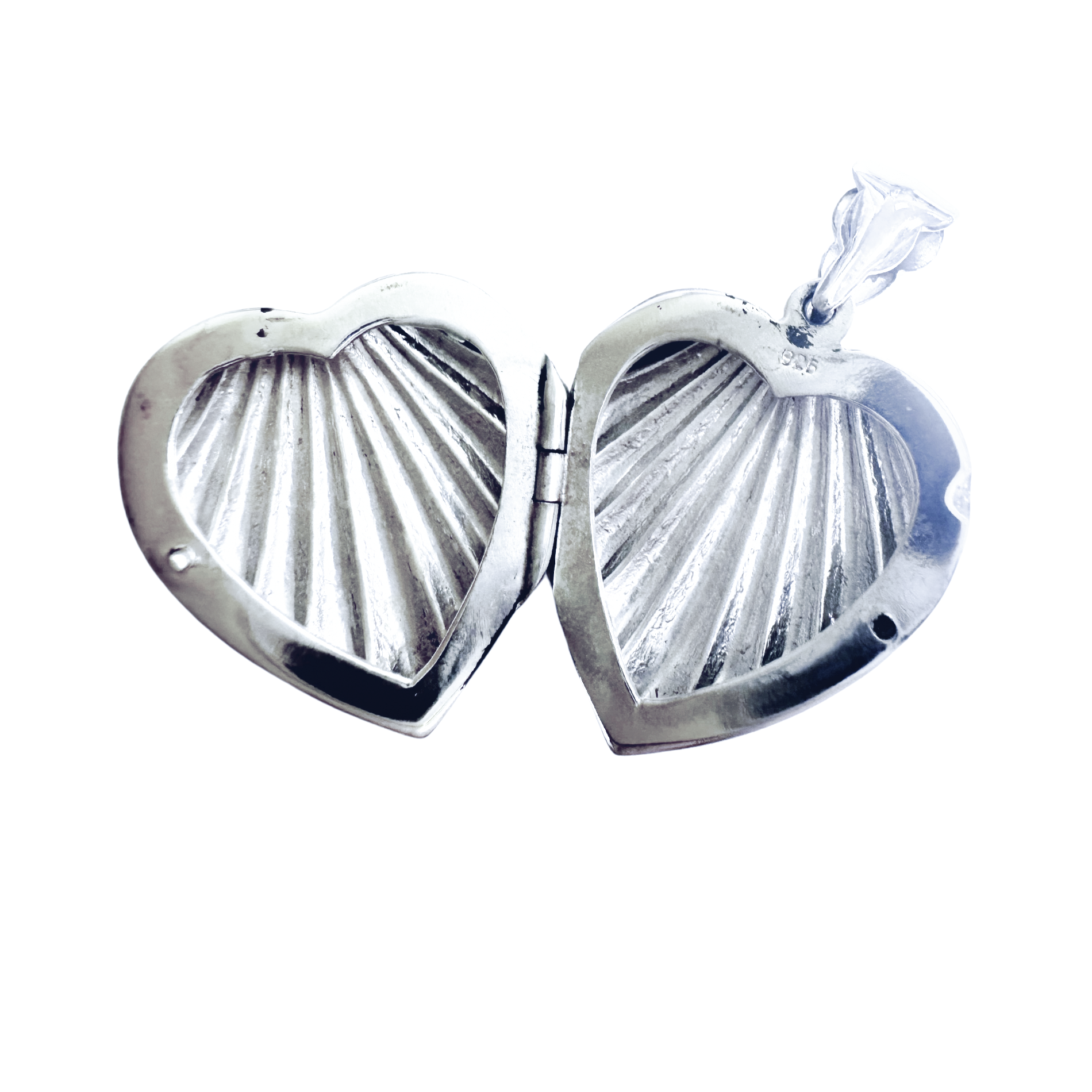 Beating Heart Locket Pendant Necklace