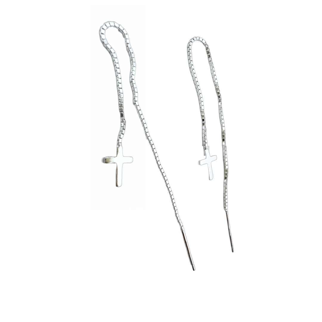 Cross Threader Earrings