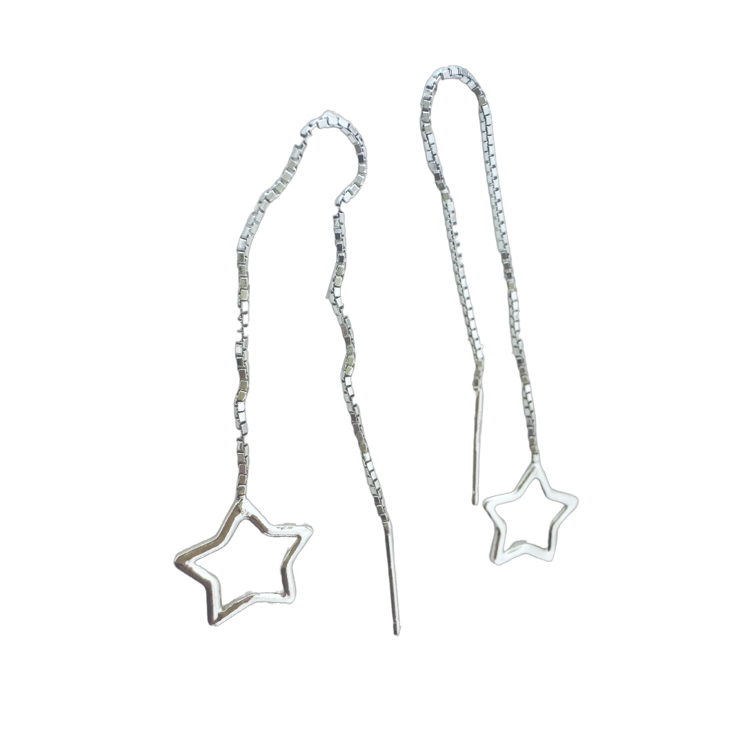 Star Threader Earrings