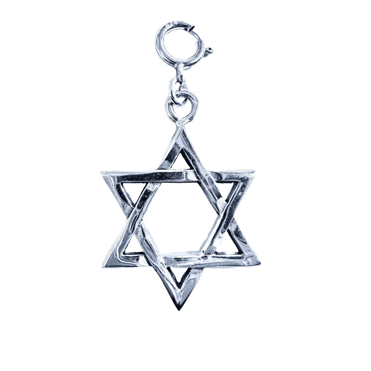 Star of David Charm with Spring Ring