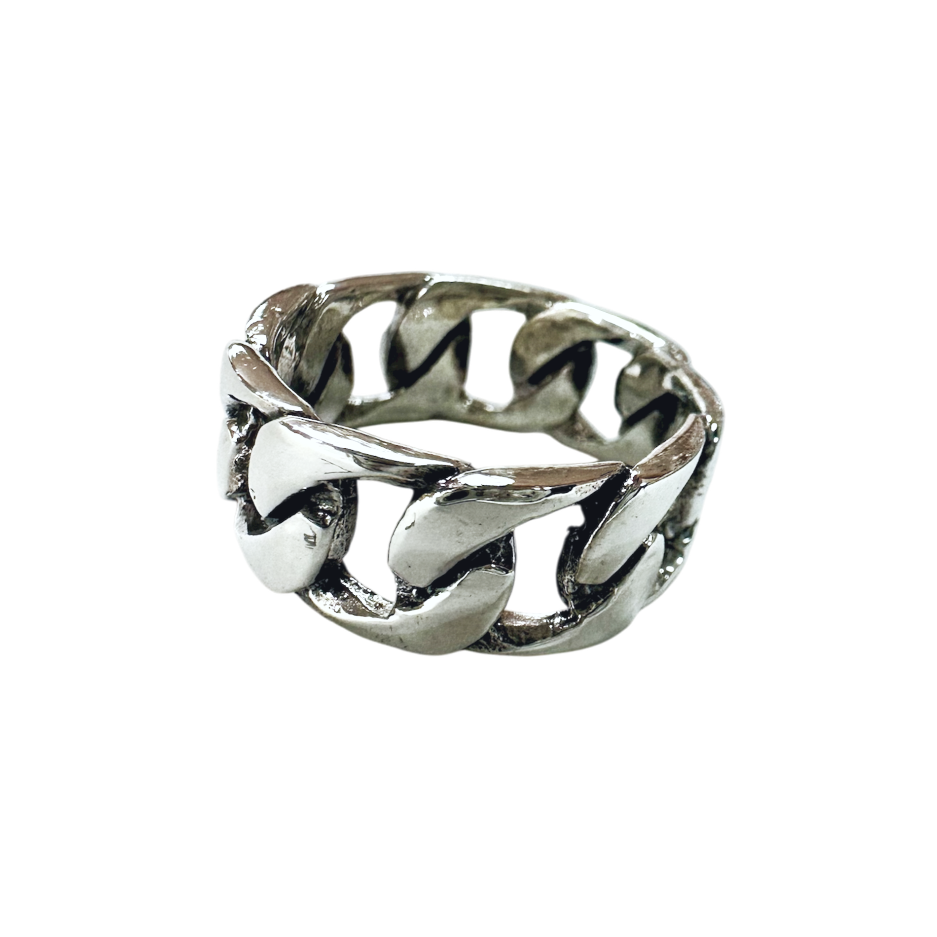 Wide Chain Band Ring