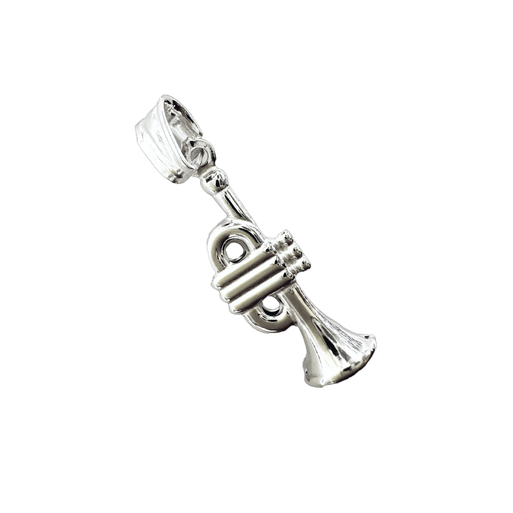 Silver Trumpet Pendant