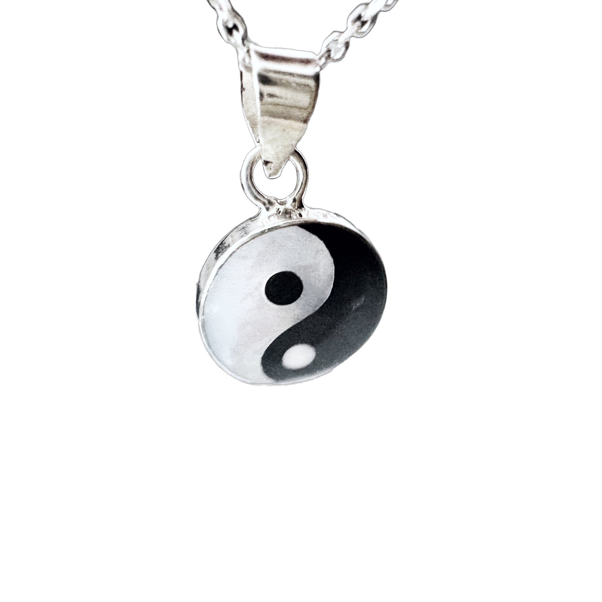 Black & White Ying Yang Charm Pendant