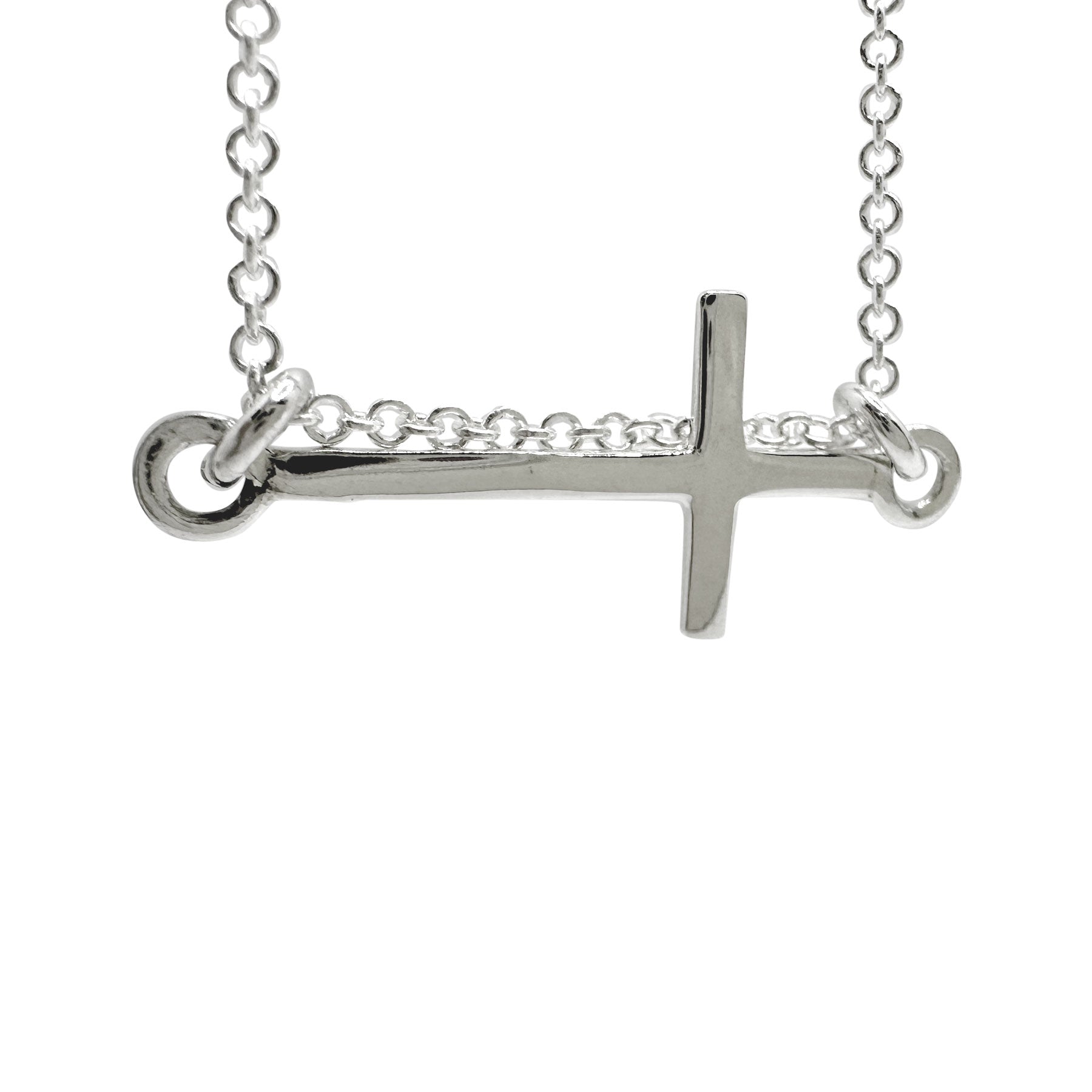 Sterling Silver Cross on a Chain