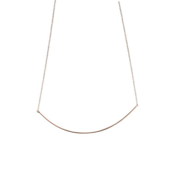 "Darling" Sterling Silver Collar Bar Pendant Necklace