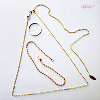 14k Gold Adjustable Bolo Chain Necklace