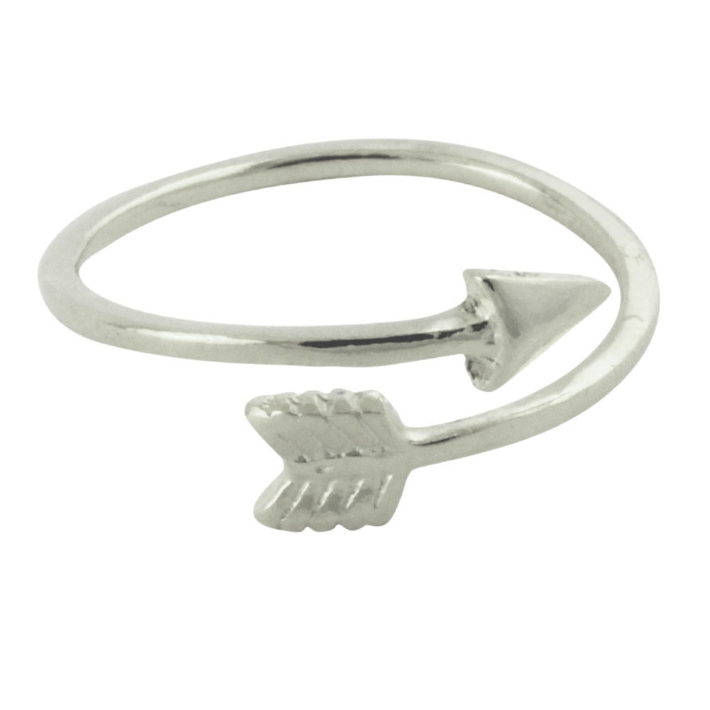 Sterling Silver Arrow Band Ring